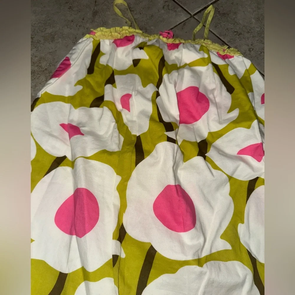 Genuine Kids Oshkosh Vintage Floral Spaghetti Strap Beach Dress size 4T